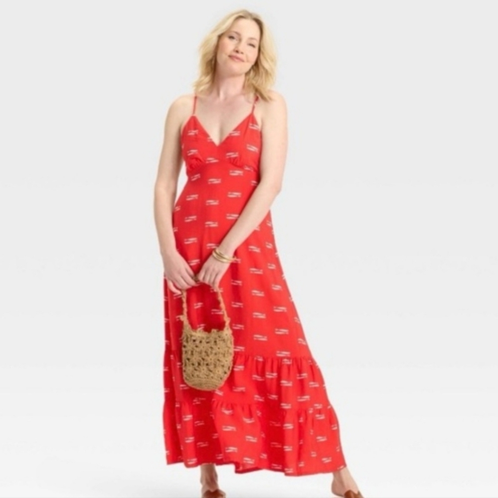 NWOT A New Day Open Back Maxi Dress
